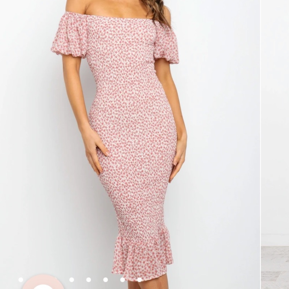 Petal & Pup Rubik midi dress size S